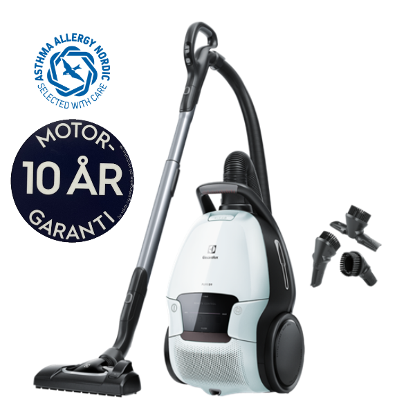 tobak Abe Traktor Electrolux Pure D9, PD91-61WX, Ice White, m. regulerbar håndtag - DitlevJ.dk