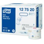 Tork Premium Toiletpapir T6, Mid-size, 2 lags, 90 mtr.